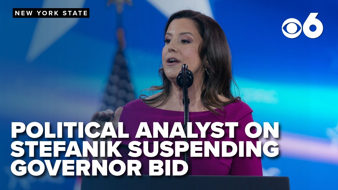Political analyst on Stefanik suspending governor bid