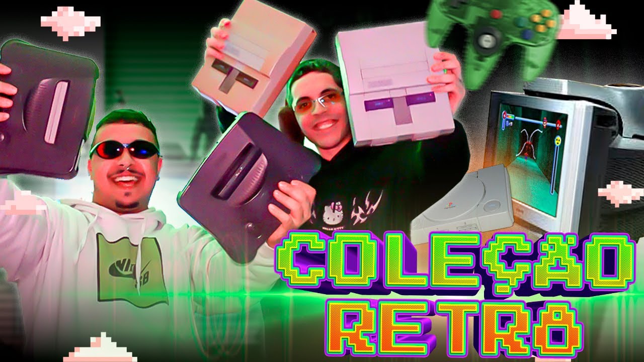Comecei minha COLEÇÃO de Consoles Retrô (TV de Tubo, SNES, N64 e PS1)
