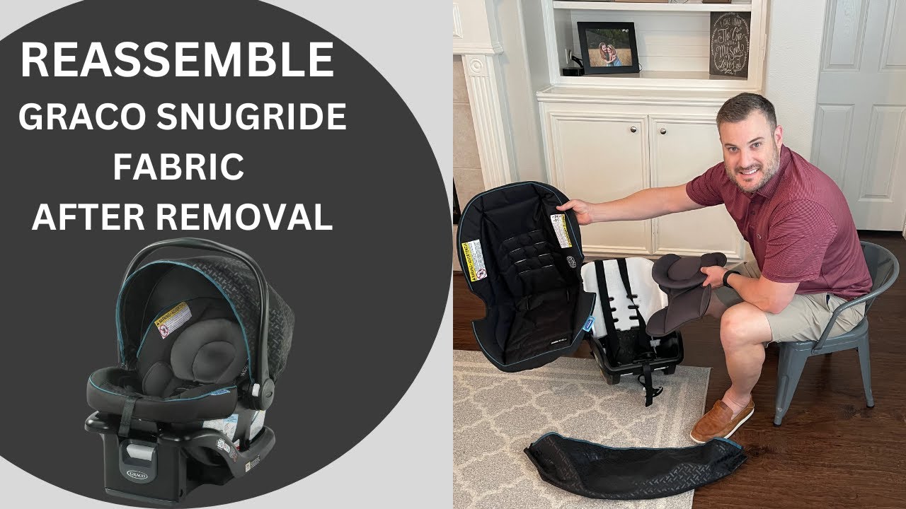 Сборка Graco SnugRide 35 Lite LX | Как установить ткань Graco SnugRide 35 Lite LX обратно
