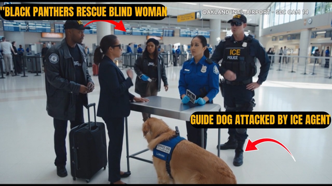 Black Panthers Save Blind Woman From ICE Raid at Airport — Guide Dog Attacked, $26.4M Verdict