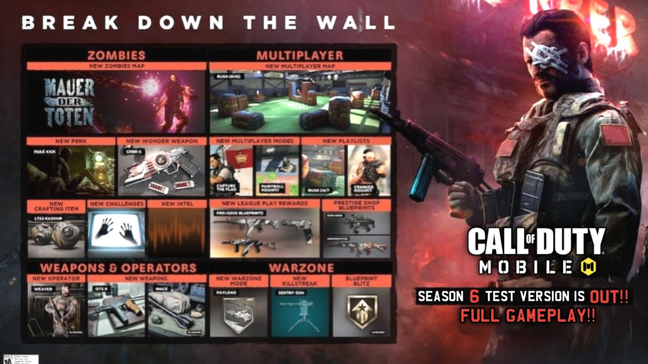 SEASON 6 BETA TEST VERSION NEW CONTENTS | NEW SCORESTREAK , OPERATOR SKILL AND PERK GAMEPLAY | CODM