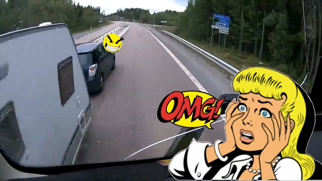Crazy Caravan vs. Truck + More Insane Stuff from the roads!