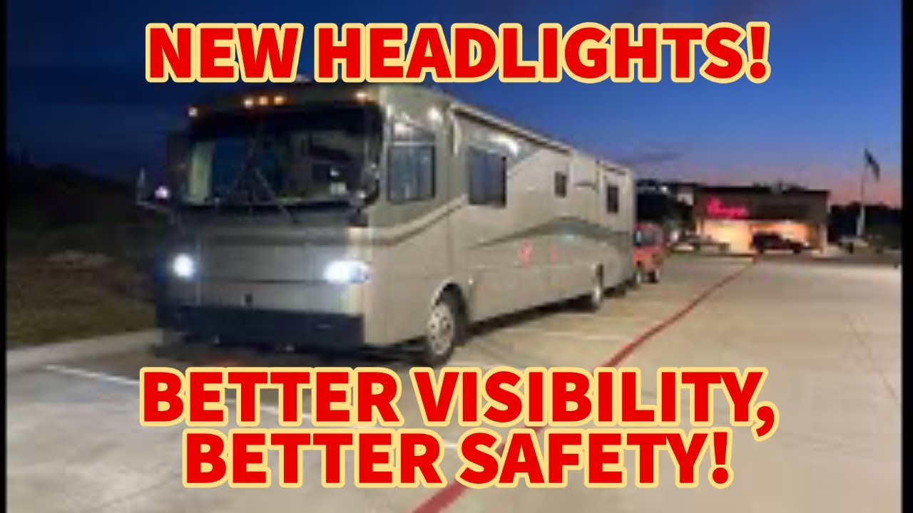 2000 Holiday Rambler Endeavor Headlight Upgrade