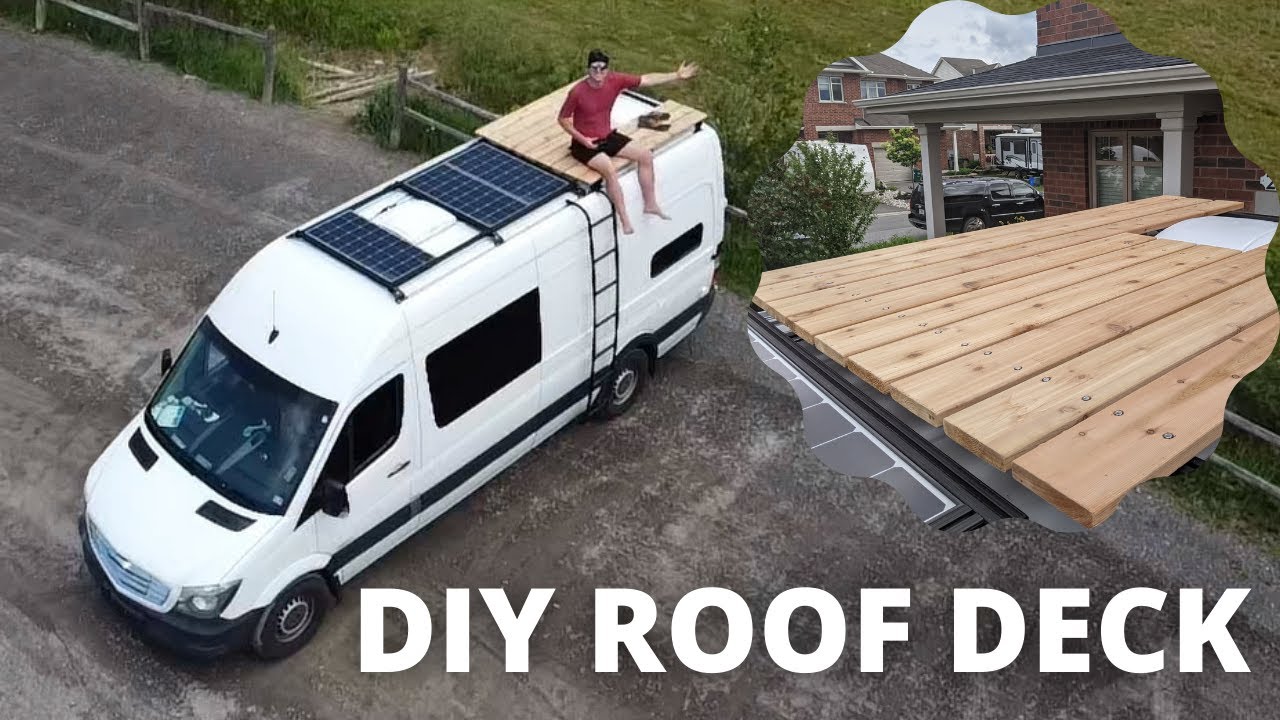 DIY ROOF DECK USING 80/20 ALUMINUM | OFF GRID CAMPER VAN