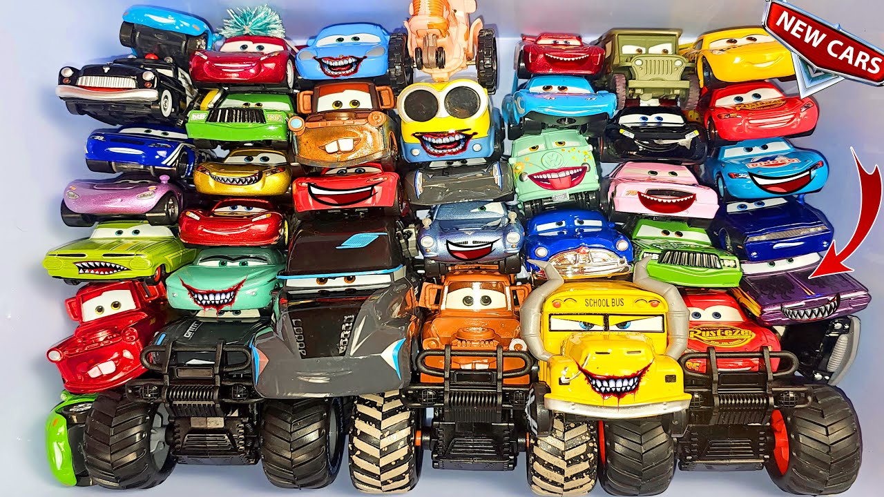 Disney Pixar Cars Unboxing Review | Lightning McQueen, Tow Mater, Doc Hudson, Sally Carrera, Cruz