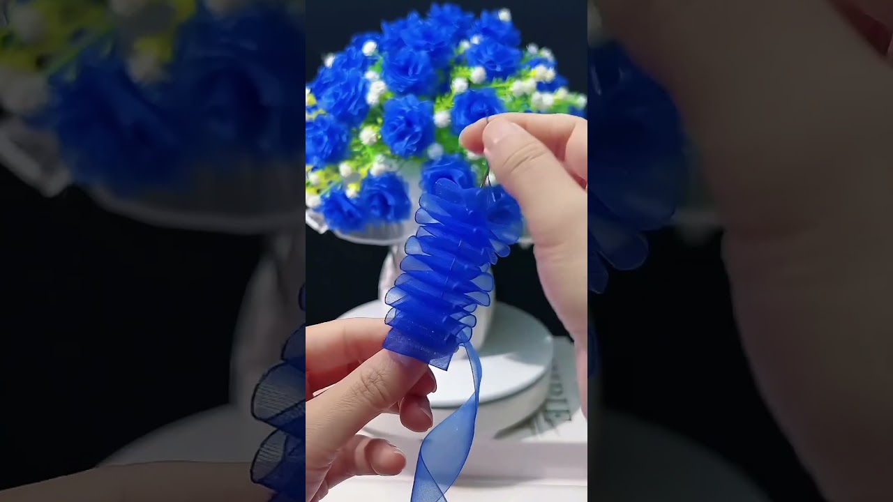 Blue rose diy for Mother&rsquo;s Day gift#diy #flowers #gift #craft #handmadegifts #rose #diycrafts
