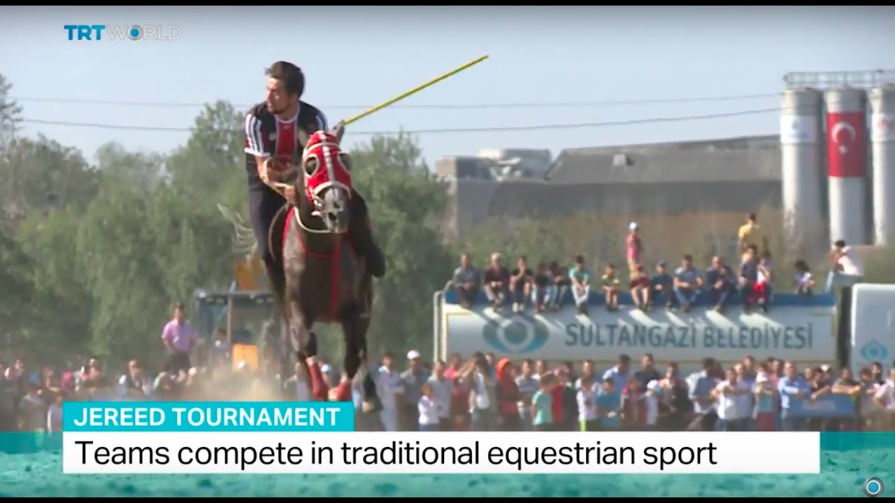 Jereed Tournament: Teams compete in traditional equestrian sport