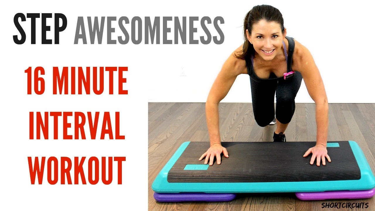 AWESOME STEP WORKOUT - 16 MINUTES INTERMEDIATE