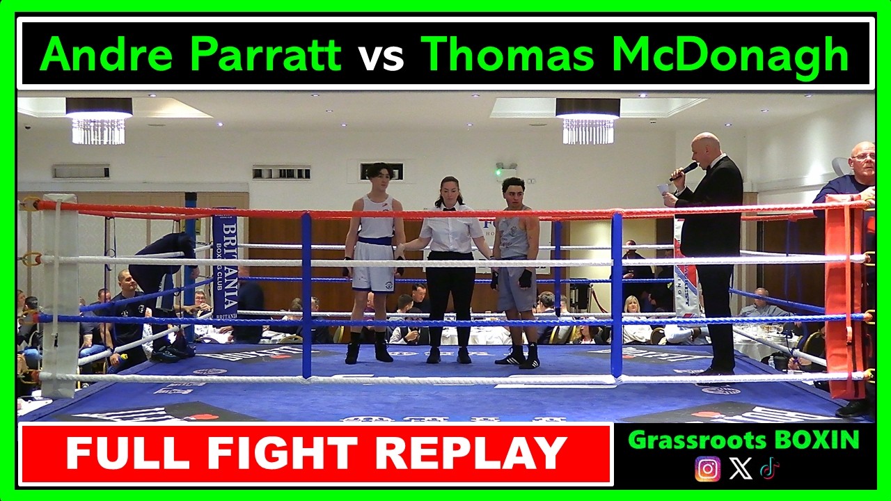 Andre Parratt vs Thomas McDonagh - FULL FIGHT - Britania Boxing Club Dinner Show (07/03/26)