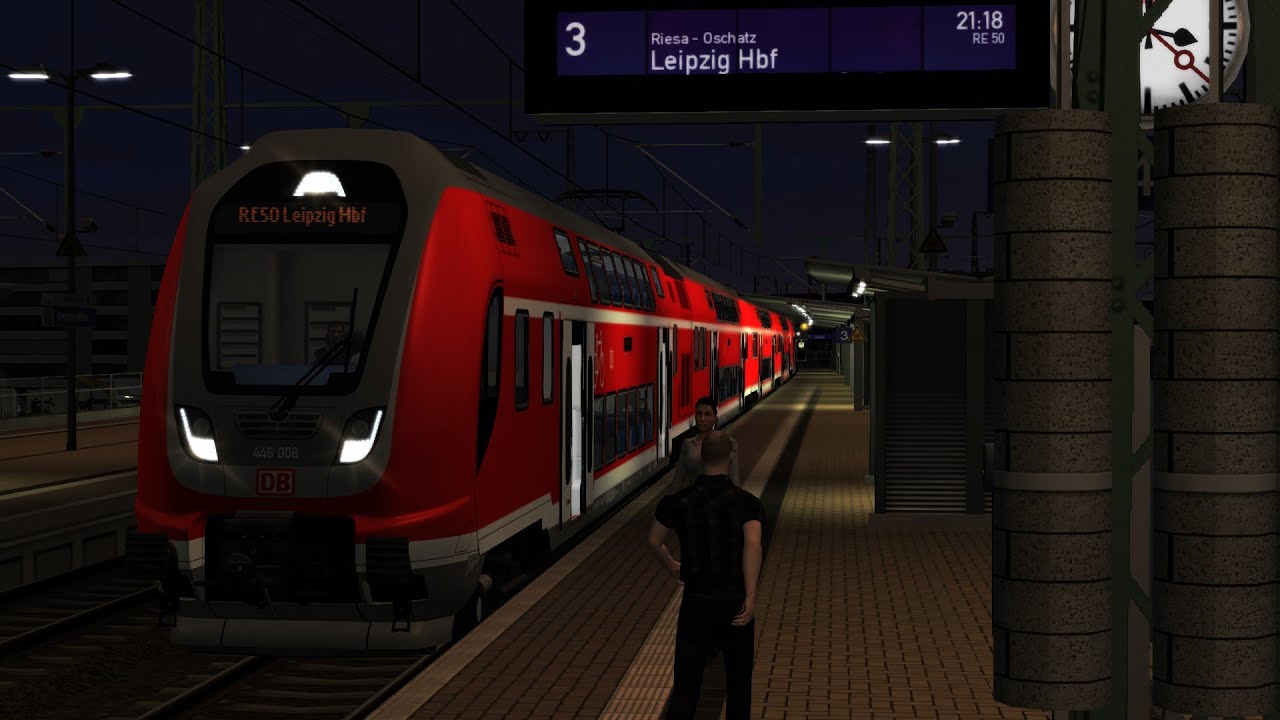 Train Simulator 2022 | Führerstandsmitfahrt | RE50 (16534) nach Leipzig