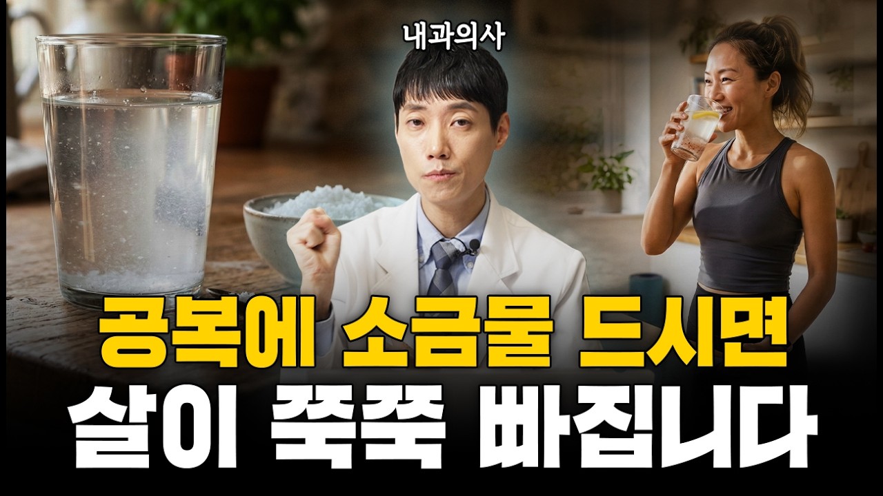 공복에 소금물 드시면 살이 쭉쭉 빠집니다ㅣ소금물 이로운 그룹 2부ㅣ닥터딩요