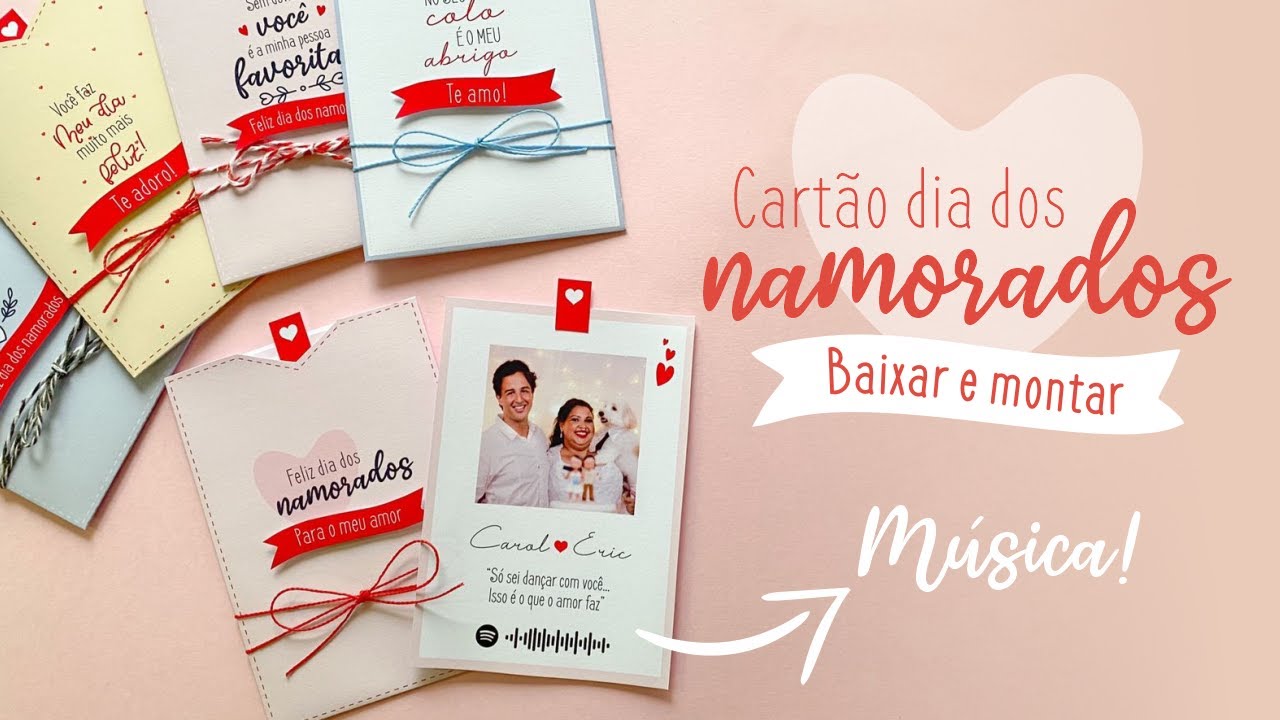 CARTÃO COM FOTO E MÚSICA DIA DOS NAMORADOS | COMO FAZER?