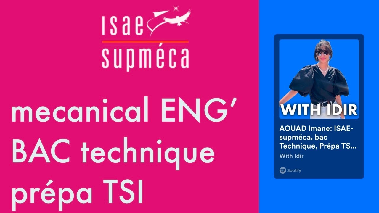 AOUAD Imane: bac Technique, Prépa TSI, CPGE beni mellal, préparation au concours, الاقسام التحضيرية
