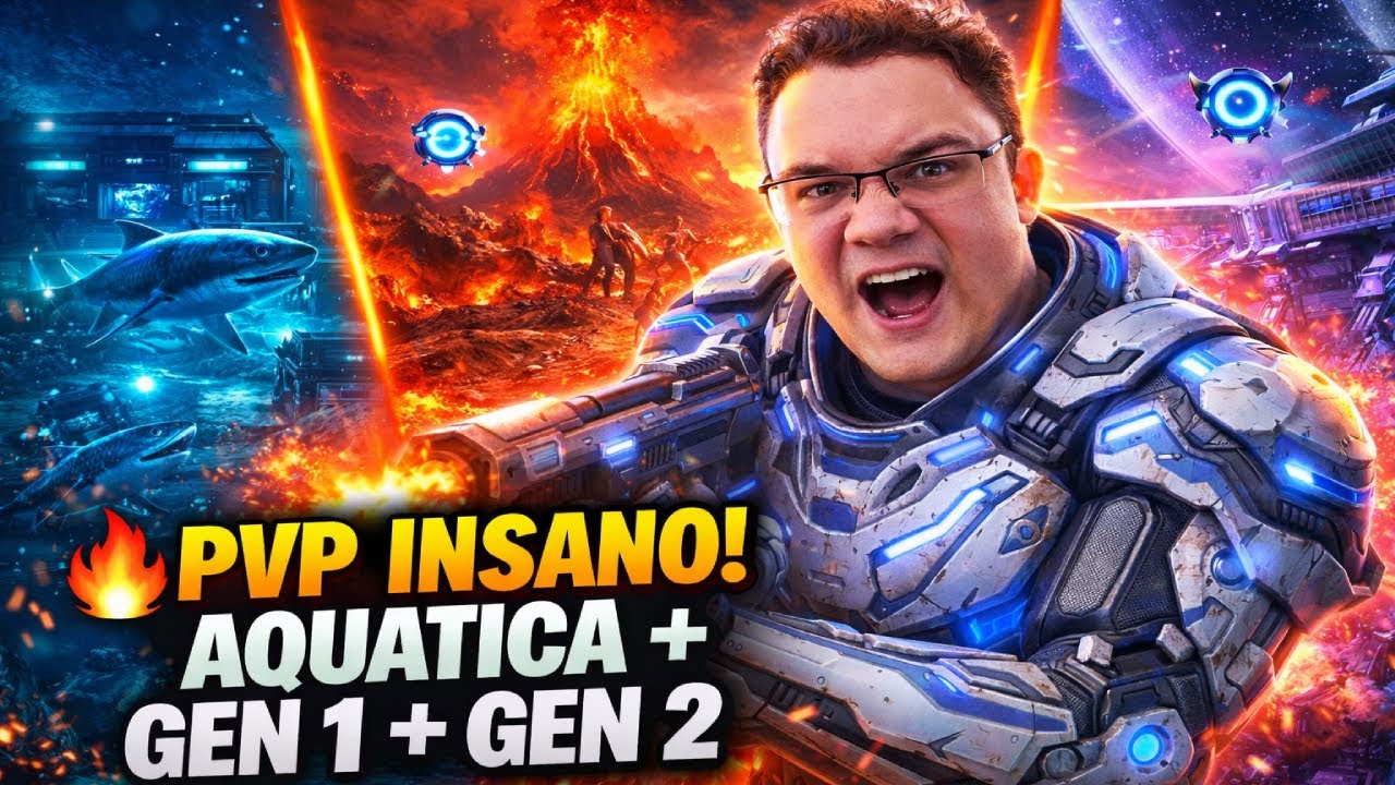 Jogando PvP em Ark Survival Evolved