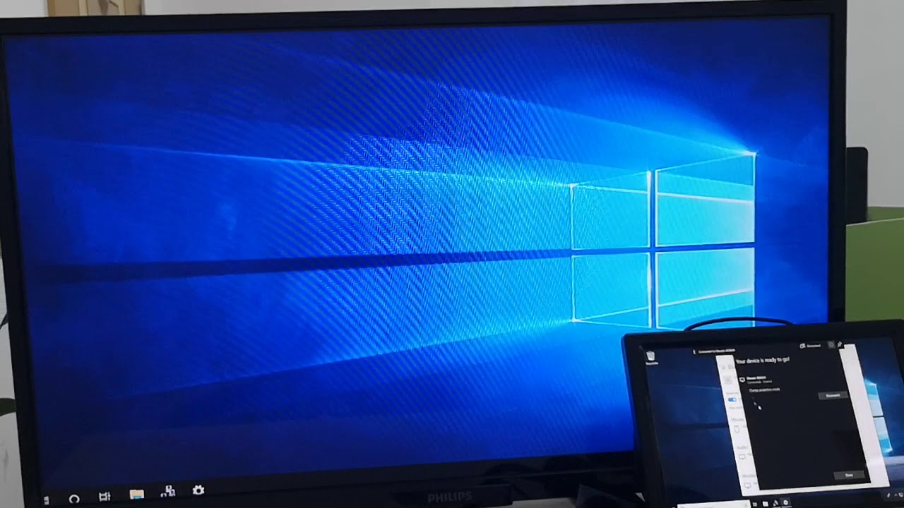 Operations for Wecast Miracast TV dongle Mirroring Laptop