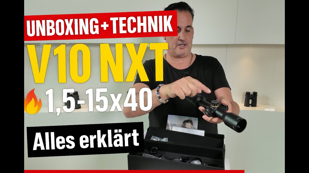DDoptics Zielfernrohr V10 1,5 15x40 NXT unboxing