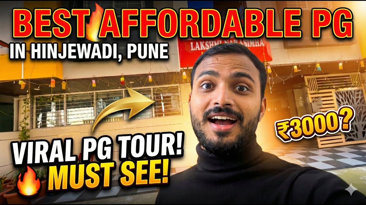 Inside Pune’s Best PG: P Lakshmi Narasimha PG Tour 🎥 | Vivek Yadav Vlogs❤️