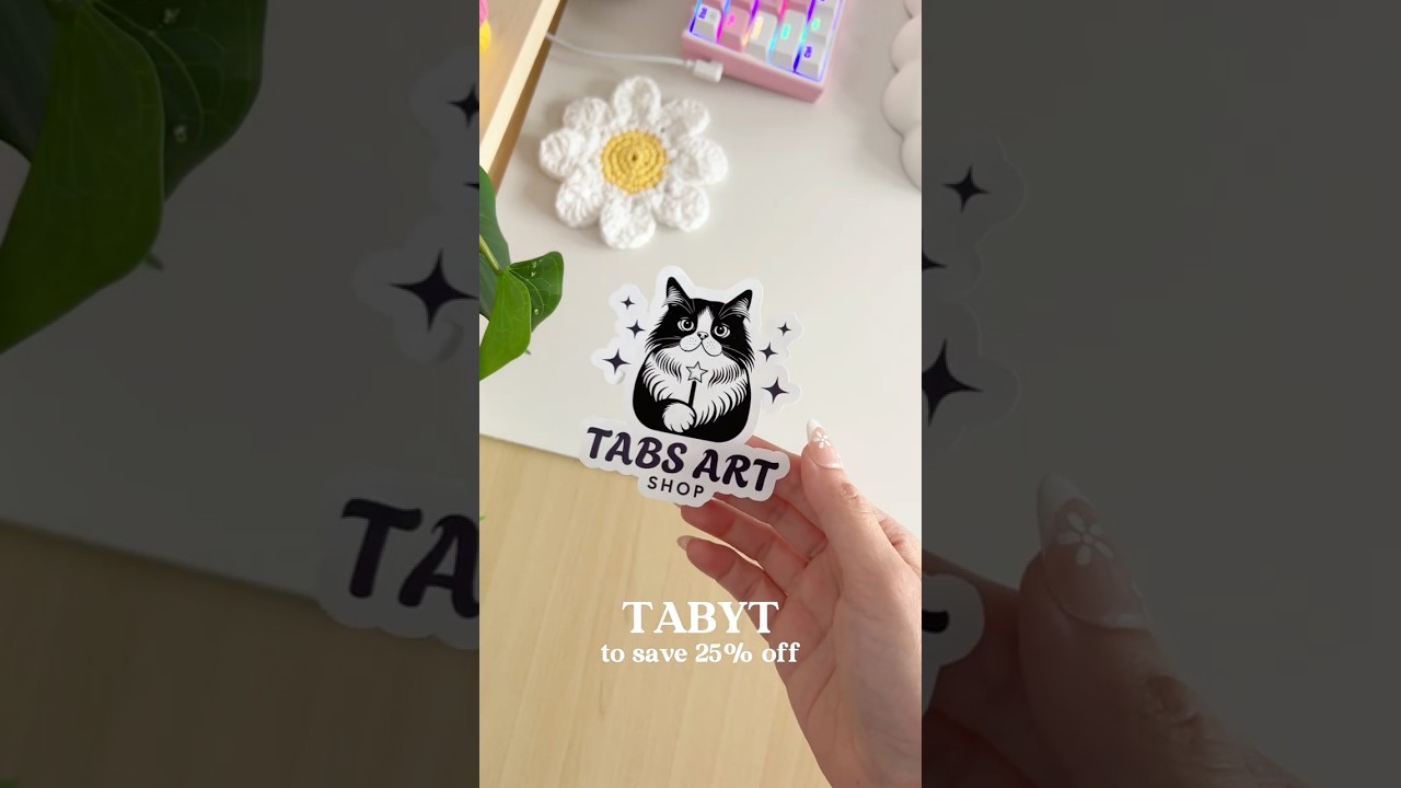 Creating stickers with @Kittldesign is easy! Try it for free or use my code TABYT ✨ #stickers