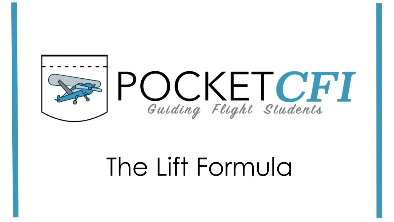 Secrets of Flight Theory: The Lift Formula
