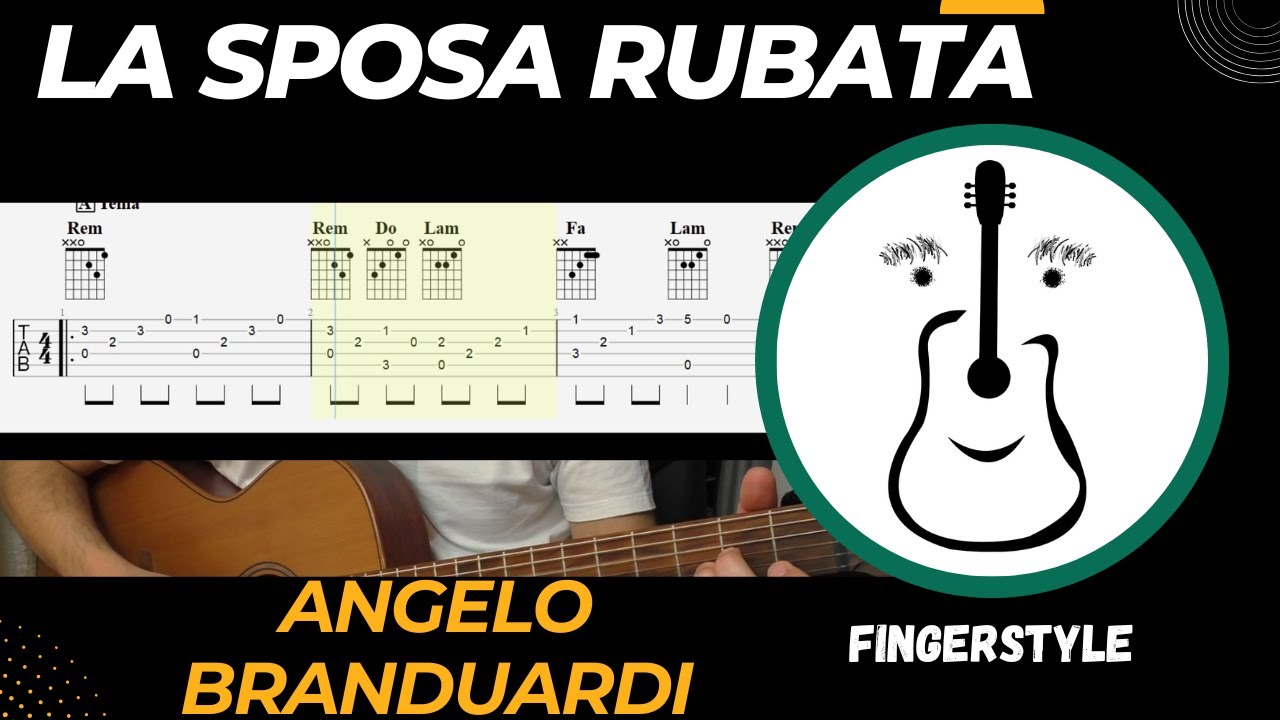 La sposa rubata (Angelo Branduardi) - Tutorial chitarra