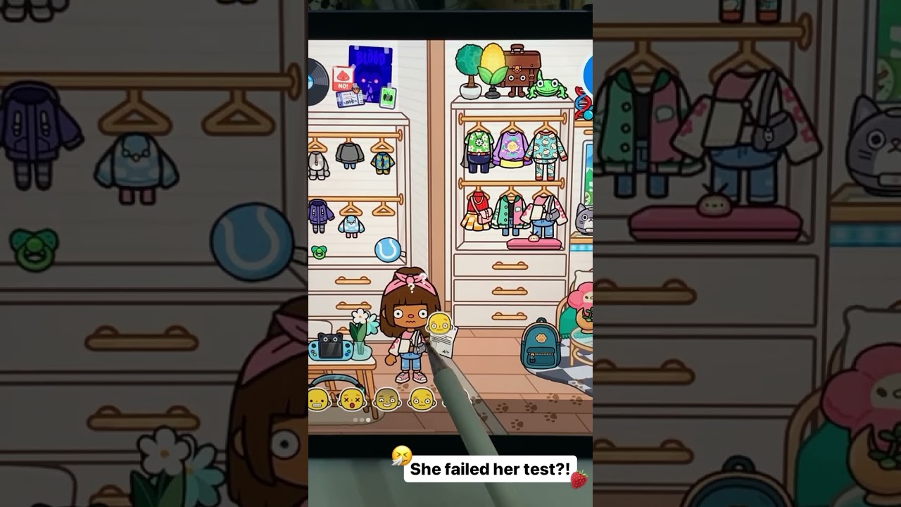 She failed her test?!🍓🤧 #fypシ #shorts #tocavideo