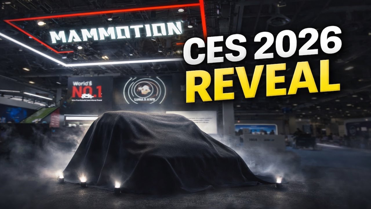 Презентация Mammotion на CES 2026 🔥 Новые модели: LUBA 3 AWD, Spino S1 Pro и коммерческая газонок...