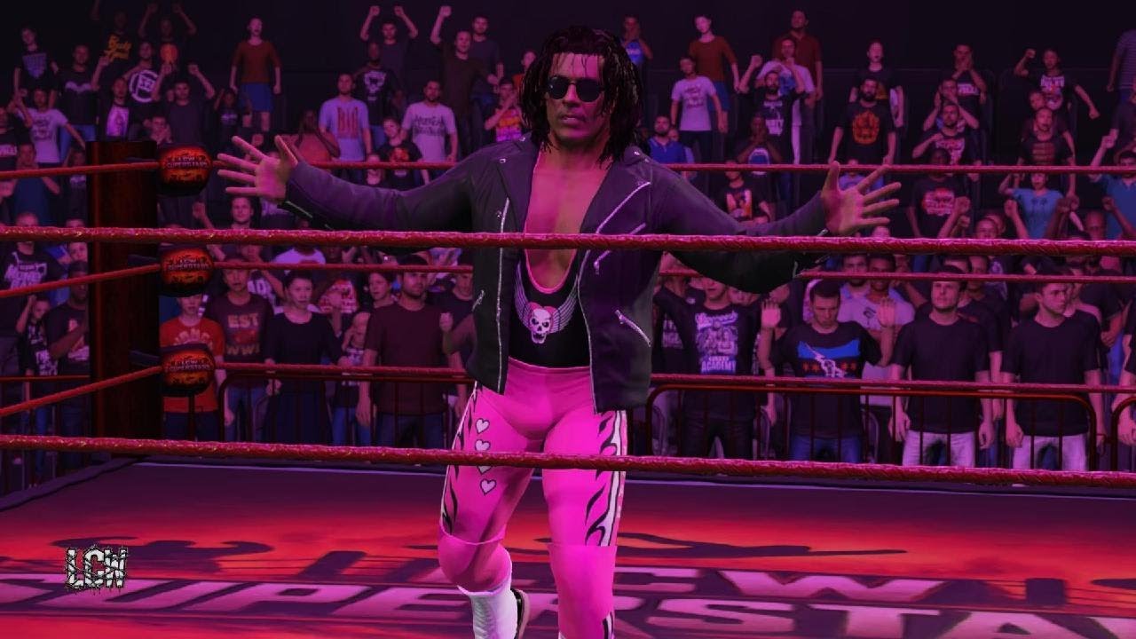Luke Arsenal  vs  Bret hart LCW superstars
