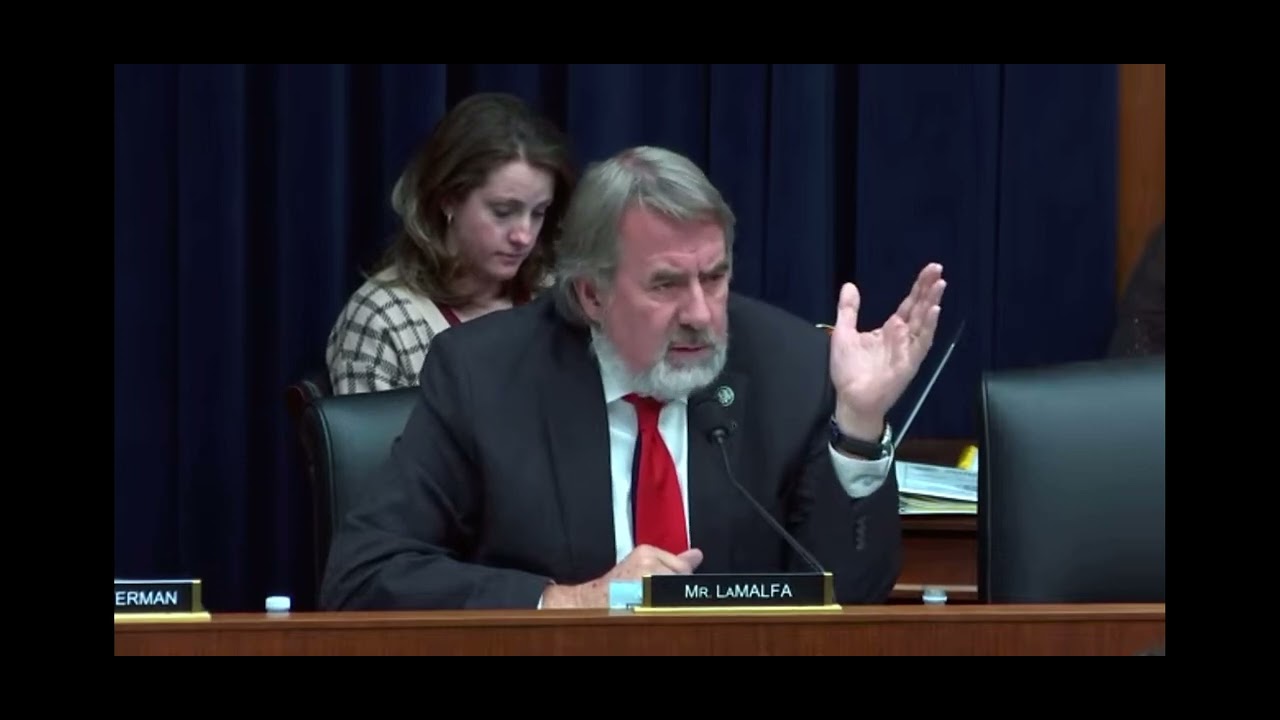 Rep. LaMalfa questions witnesses about California's delayed and overbudget high-speed rail project.