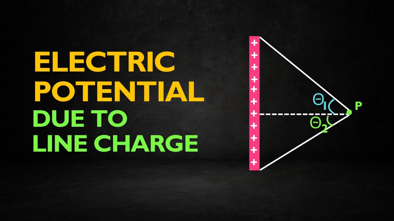 Electric Potential Due to Line Charge | Class 12 Physics | NEET | JEE