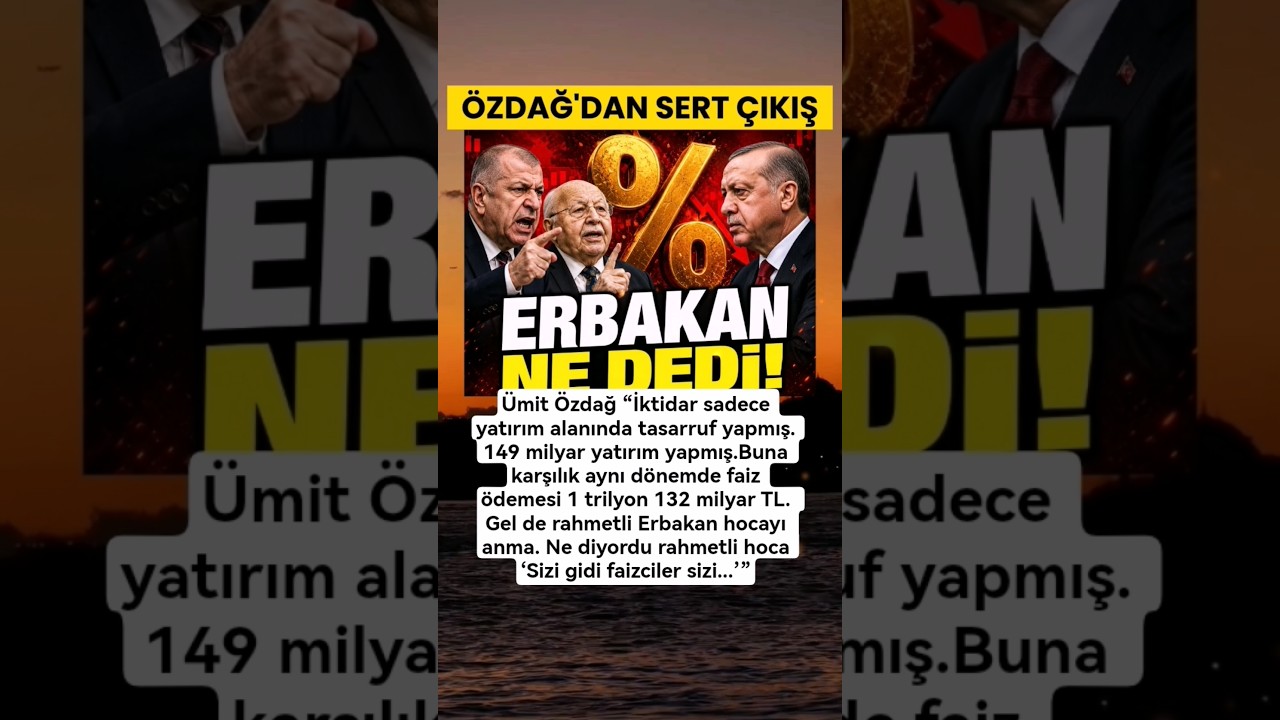 &Uuml;mit &Ouml;zdağ Erdoğan'ı Erbakan &Uuml;zerinden Eleştirdi Size B&ouml;yle Demişti! #erdoğan #&uuml;mit&ouml;zdağ