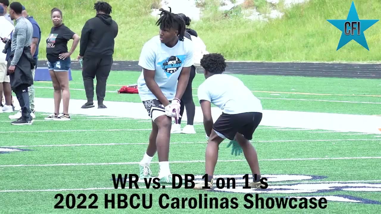 WR vs DB 1 on 1s HBCU Showcase