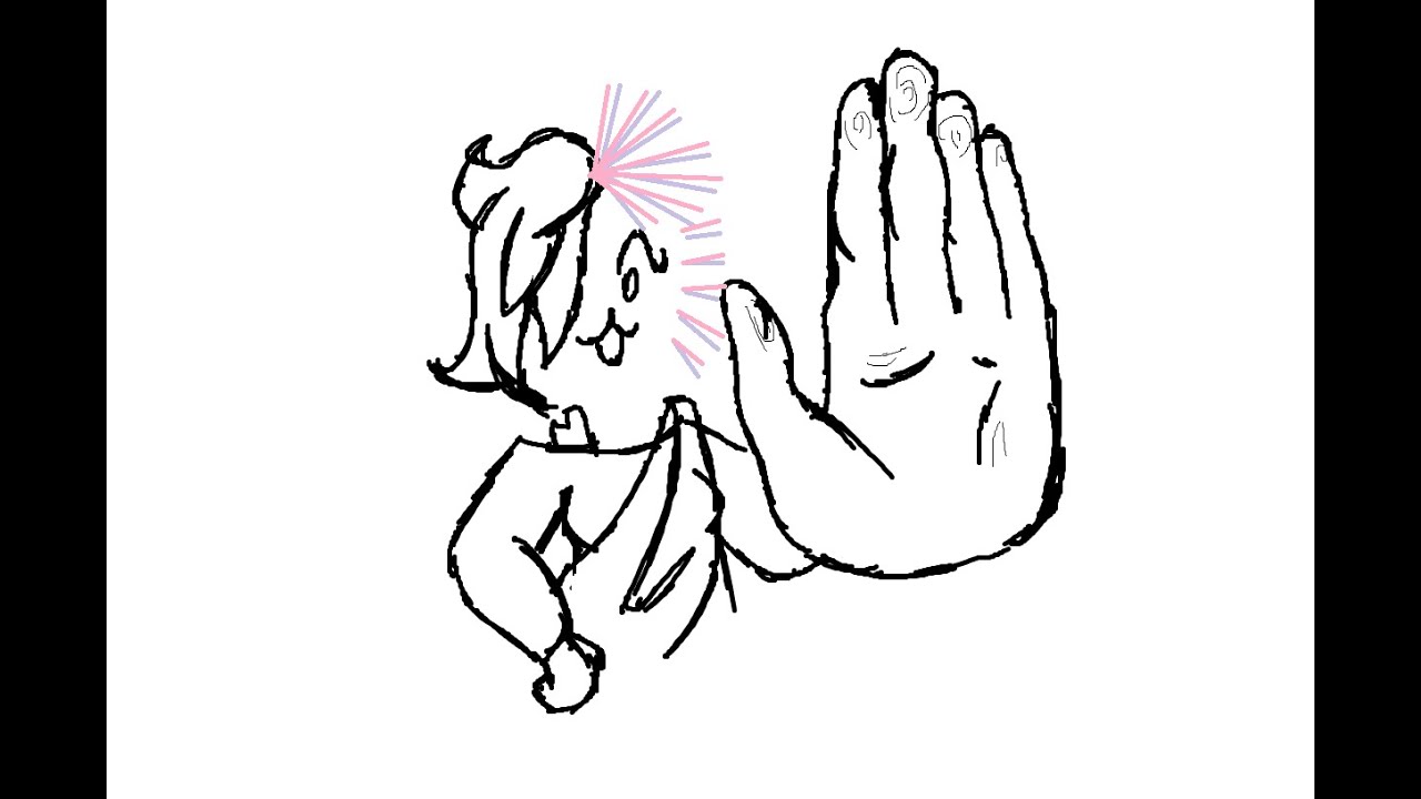 random online whiteboard speedpaint with some omori music over it