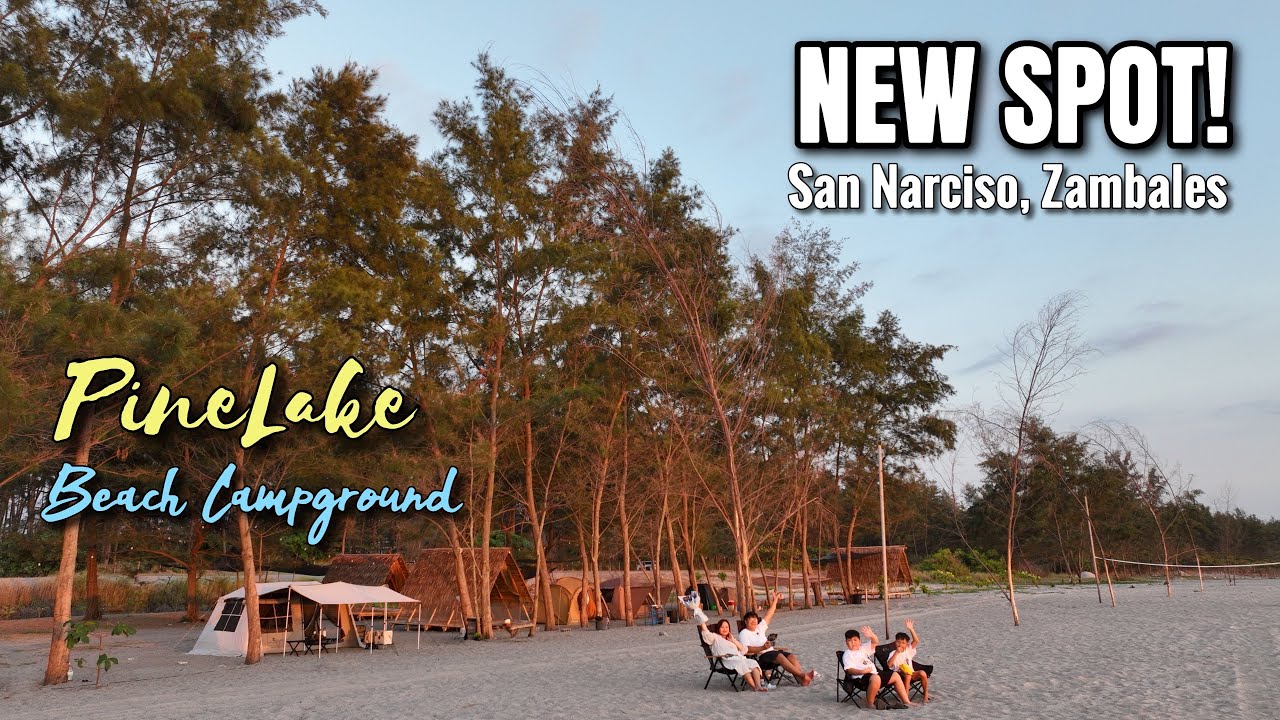 NOWO odkryty kemping! | KEMPING PINELAKE BEACH | Ukryty klejnot Zambales