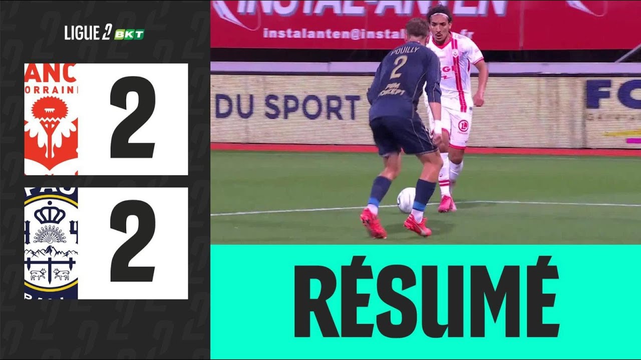 AS NANCY LORRAINE - PAU FC (2-2) - 4&egrave;me journ&eacute;e - Ligue 2 BKT 25/26