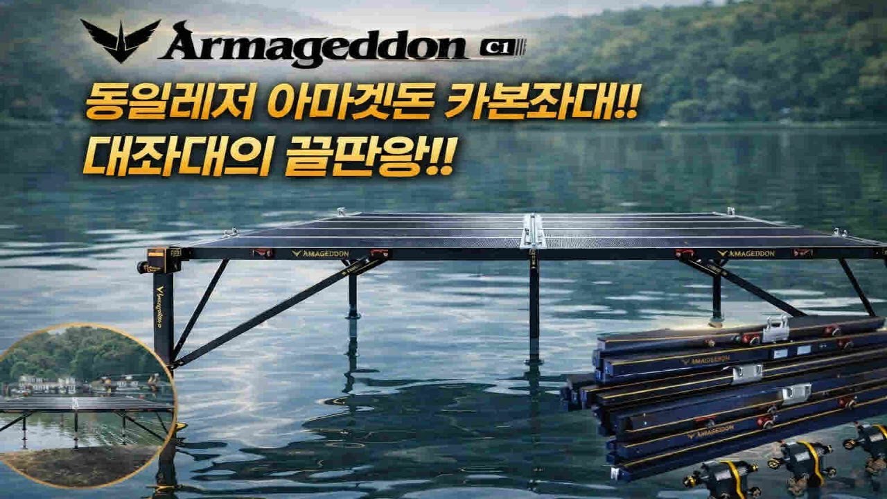 동일레저 아마겟돈 카본좌대!! 대좌대의 끝판왕!!