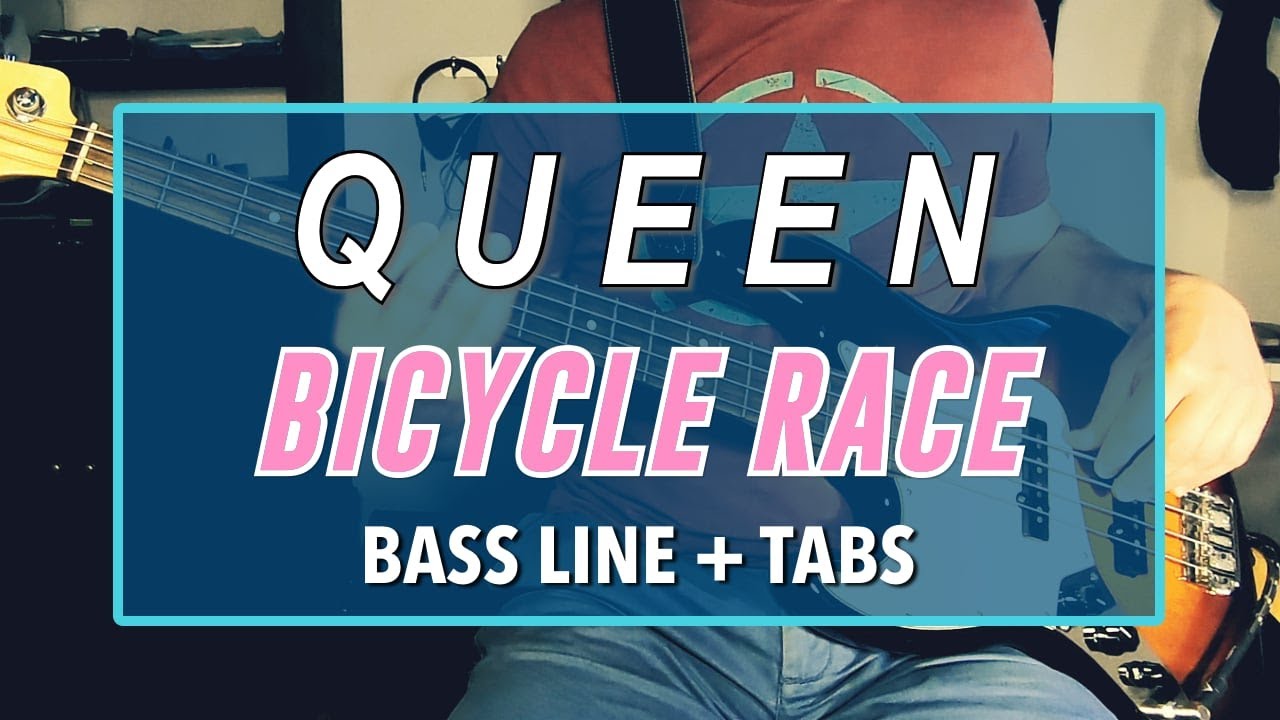 Queen - Bicycle Race /// BASS LINE [Play Along Tabs]