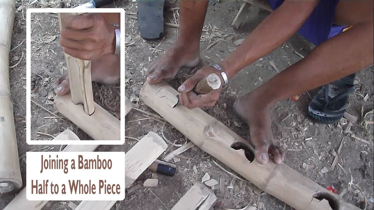 Joining Half Piece Bamboo to Whole - Cris Bamboo - Structure