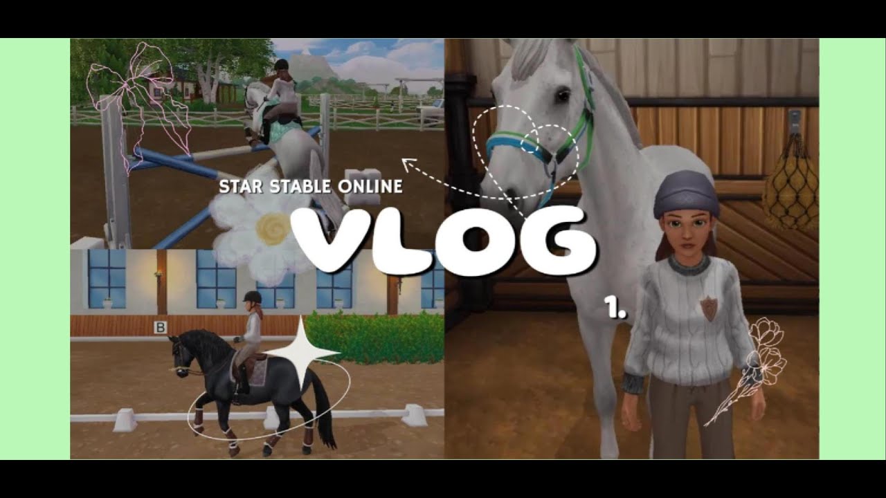 Můj druhý jezdecký vlog |#2 VLOG CZ| parkurový a drezúrní trénink🐎💚🩵💙🤍💪🐴