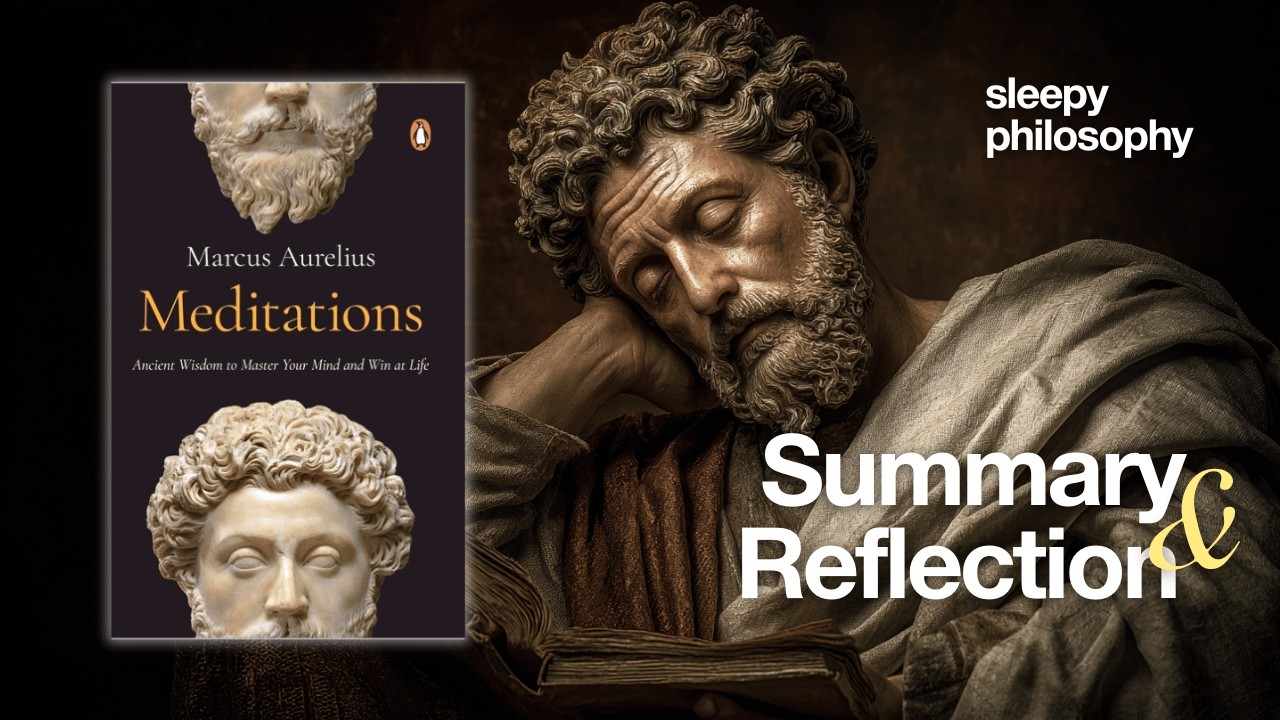 Fall Asleep to Meditations by Marcus Aurelius | Philosophy Book Summary & Reflection