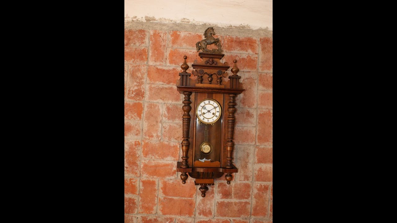 Wanduhr Regulator Pendeluhr Pfeilkreuz Junghans 1900 Wong Schwenningen, DE