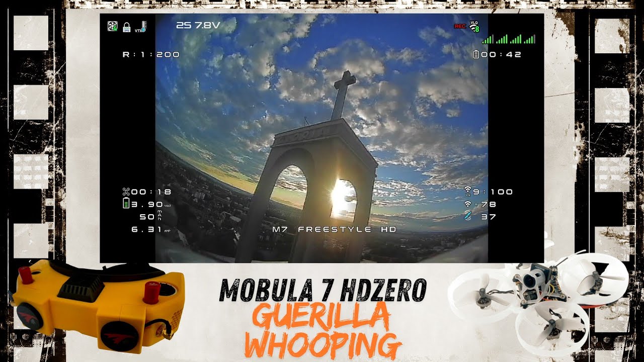 My First PURE HDZero Flight! | Guerilla Whooping a Synagogue | MOBULA 7 HDZERO