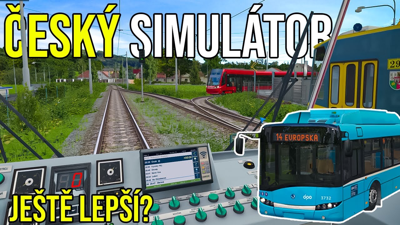 ČESK&Yacute; SIMUL&Aacute;TOR MHD JE TEĎ JE&Scaron;TĚ LEP&Scaron;&Iacute;! 🇨🇿