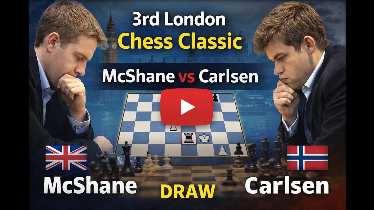 McShane Tahan Gempuran Magnus Carlsen! 83 Langkah Tanpa Pemenang. 