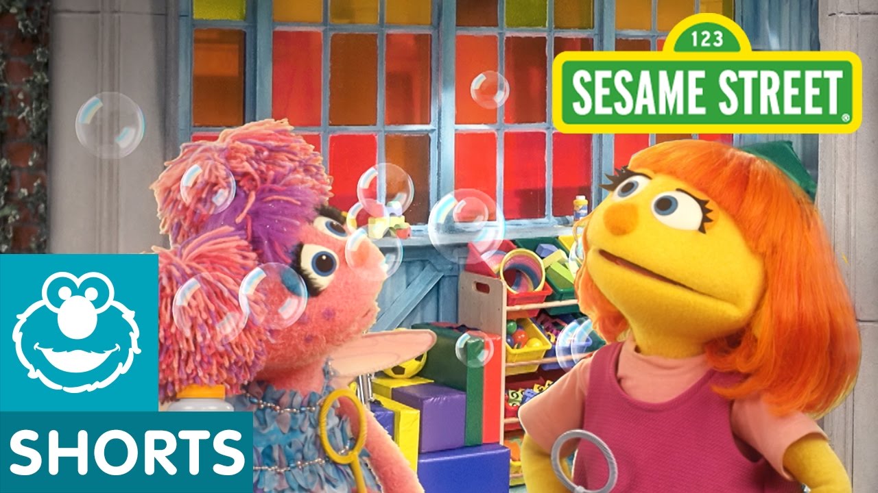 Sesame Street: Making Bubbles! | Julia & Abby Cadabby