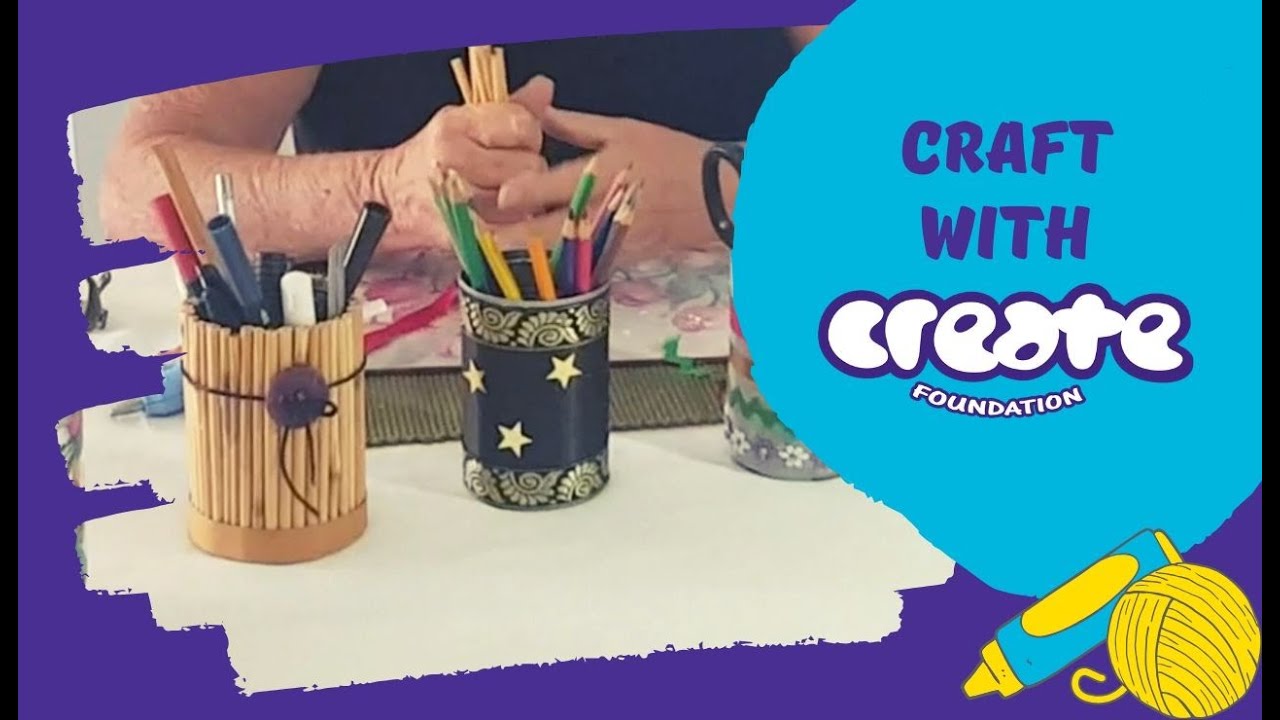 Craft with CREATE: Tin-can Desk Caddy