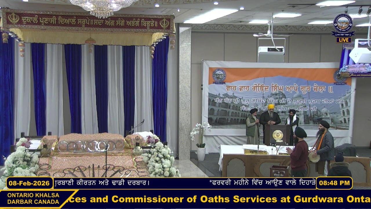 Live From Gurudwara Ontario Khalsa Darbar