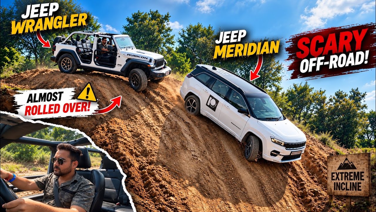 India's most underrated 4X4 Suv | Jeep Meridian vs Rubicon | Ultimate performance test