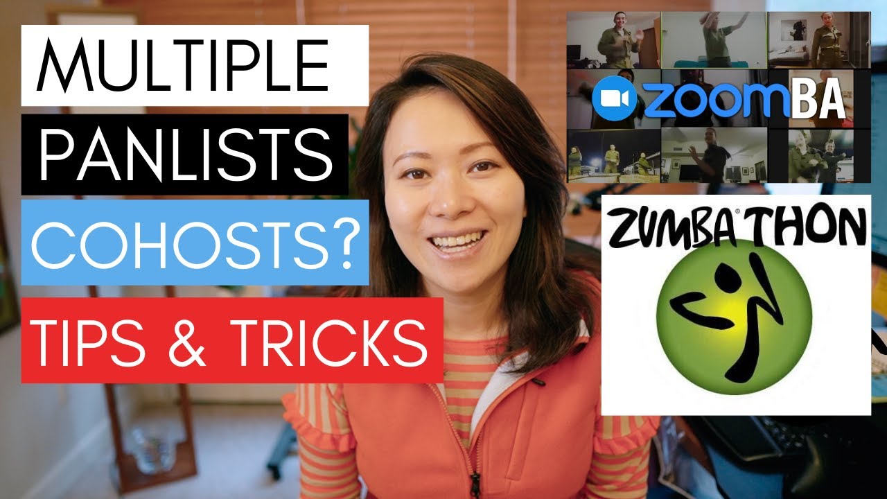 How to use zoom for #zumbathon and multiple hosts #zoom #zoomforzumba