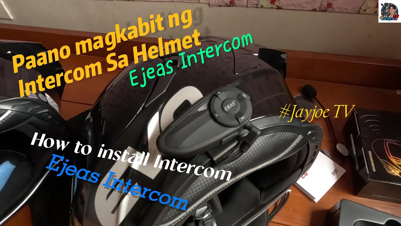 Paano Magkabit ng Intercom Sa Helmet / How to Install Intercom