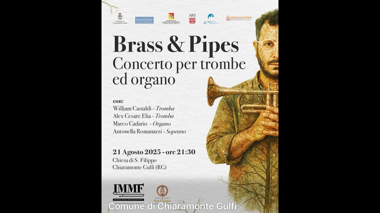 Brass and Pipes in Chiaramonte Gulfi   Sicily 21 8 2025